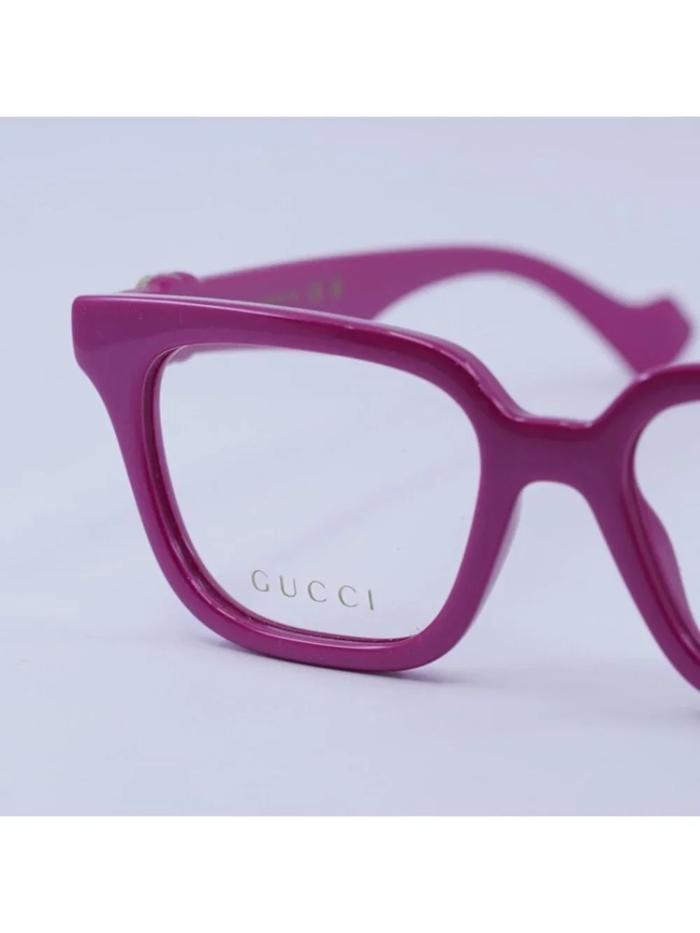 Gucci GG1536O 010 Eyeglasses Red 51mm Square Frame